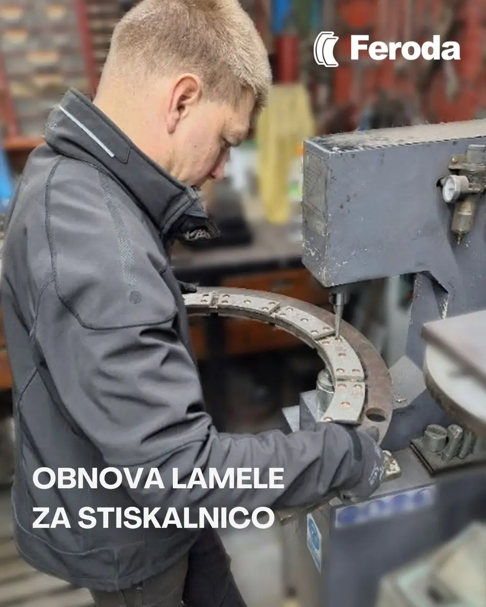 Obnova lamele za stiskalnico