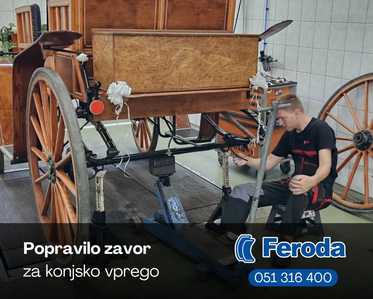 Popravilo zavor za konjsko vprego